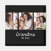 3 Foto Collage Svart Vitt Mormor Estblick