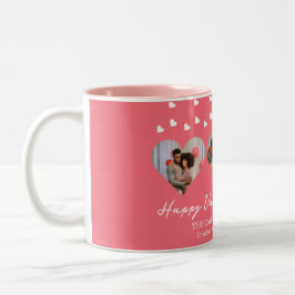 3 foto Heart collage valentines day par Två-Tonad Mugg