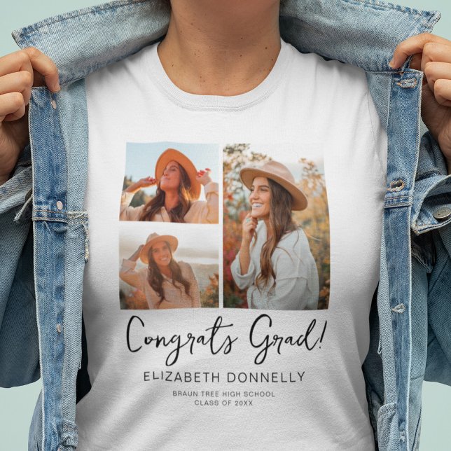 3 Foto Student Studenten T Shirt (Skapare uppladdad)