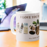 3 Foto Tassar Päls Hund Mamma Personlig mugg<br><div class="desc">Ge det stolta hund mamma ditt liv med vår 3 Photo Tassar Hund Personlig mugg i Mamma. Med tre vackra bilder av hennes hårigets kamrater är mugg i anpassningsbarna en hjärtlig hyllning till glädjen och kärlek över att vara en mamma i hund</div>