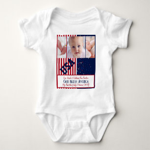 3 Foto USA Independence day Första 4 juli T Shirt