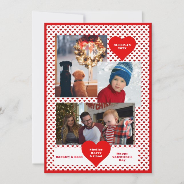 3 Foto Valentine Family Collage (Framsida)