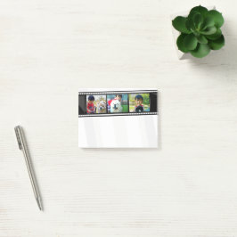 3-Fotofilmstrimling personlig fotoklickande anteck Post-it Block