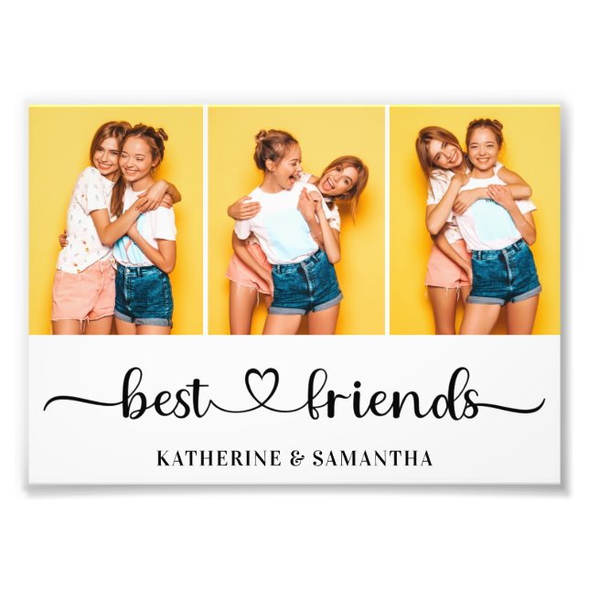 3 Fotokollage Best Friends Foto EnUtvidgning (Framsidan)
