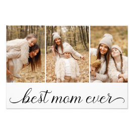 3 Fotokollage Best Mamma någonsin Fotoutvidgning Fototryck