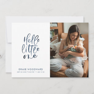 3 Fotokollage Birth Stats Modern Birth Meddelande