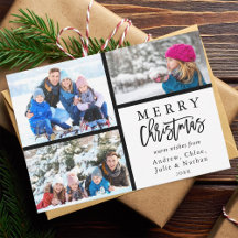 3 Fotokollage Modern God jul