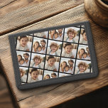 3 Fotokollage - Staggered Mönster - Black<br><div class="desc">Använda ditt favoritfoto eller bilder för att göra roligten  med familj och vänner. Använda 3-foton - enklare om de beskärs till fyrkanter - gör att du kan skriva ut hela bilderna.</div>