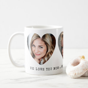 3 Fotomörningar med personligt meddelande Kaffemugg