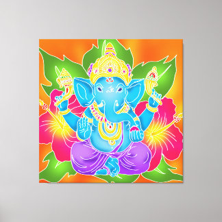 3 FT x 3 FT GANESH WALL GRAPHIC batik-Kanvastryck Canvastryck