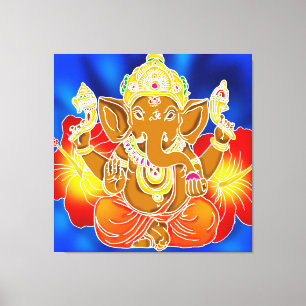 3 FT x 3 FT GANESH WALL GRAPHIC batik-Kanvastryck Canvastryck