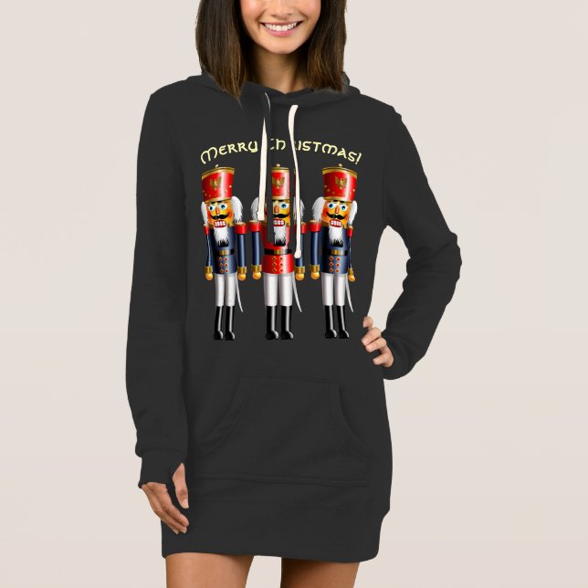 3 Funny Nutcracker Leksak Soldiers Tee Shirt (Framsida)