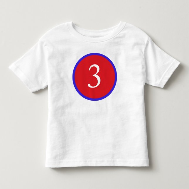 3 gammala år! tee shirt (Framsida)