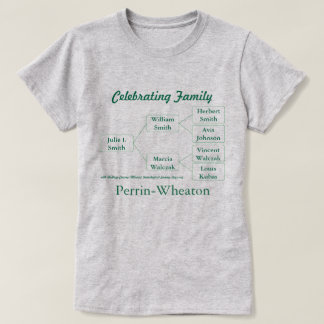 3-Gen och gruppnamn firar familj T-shirt