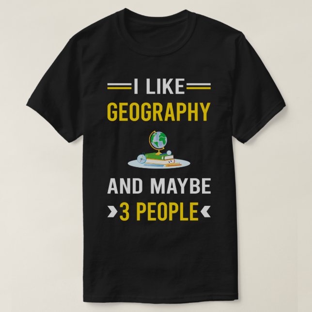 3 Geografiskt område T Shirt (Design framsida)