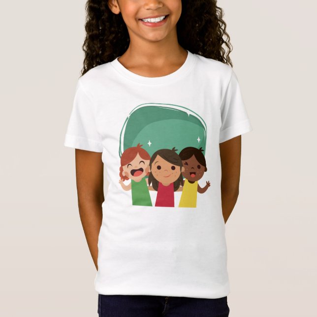 3 Girls bästa vän T Shirt (Framsida)