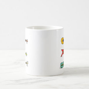 3 gitarrer kaffemugg
