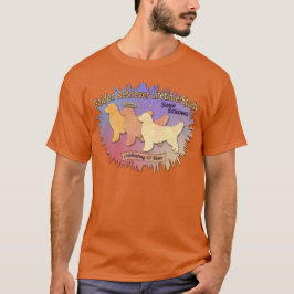 3 Golden Stars - banderoll för orange T Shirt
