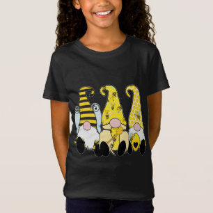 3 Gulter av honungsbin med Gult av av kvalbigrör T Shirt