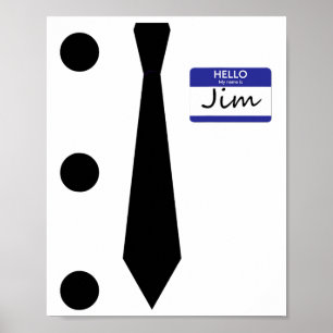 3 Hål Slår Jim Costume Easy Halloween T Shirt Poster