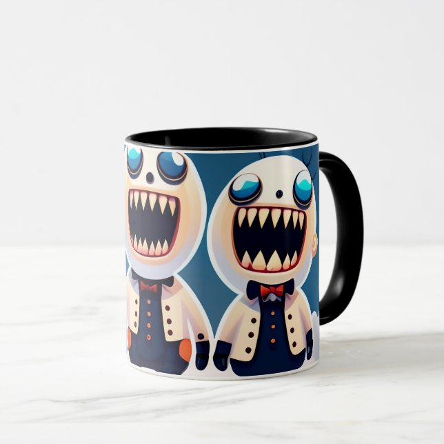 3 Halloween Zombie Mugg (Framsida höger)