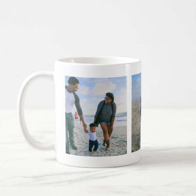 3 Helgdagar för PHOTOS Lycklig-familjen - återförd Kaffemugg (Vänster)