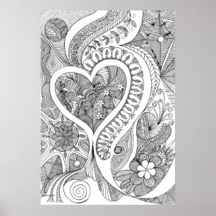 3 HJÄRTOR POSTER
