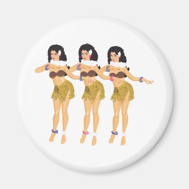 3 Hulas Magnet (Framsidan)