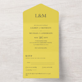 3-i1 Sunny Gult Text Only Wedding OSA