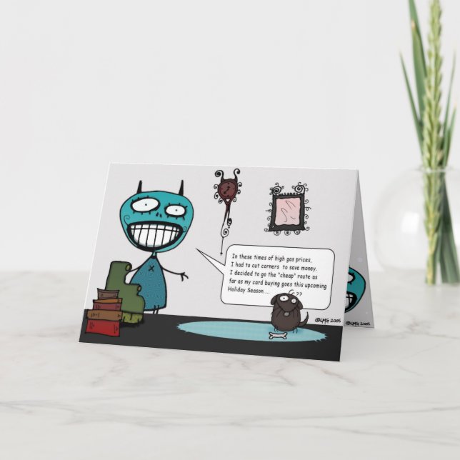 3 i 1 hälsning vid LeanneM Helgkort (Framsida)