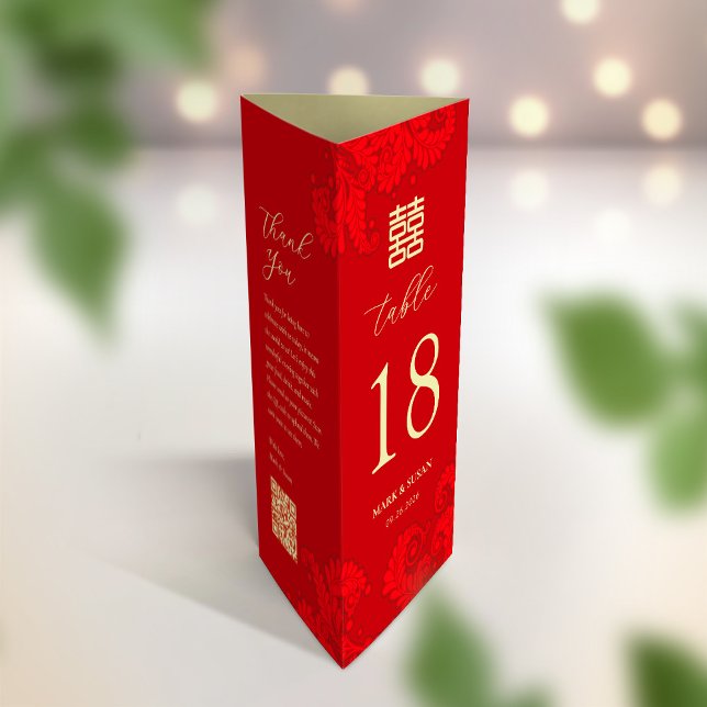 3 in 1 Table number, Menu & thank you card (Skapare uppladdad)