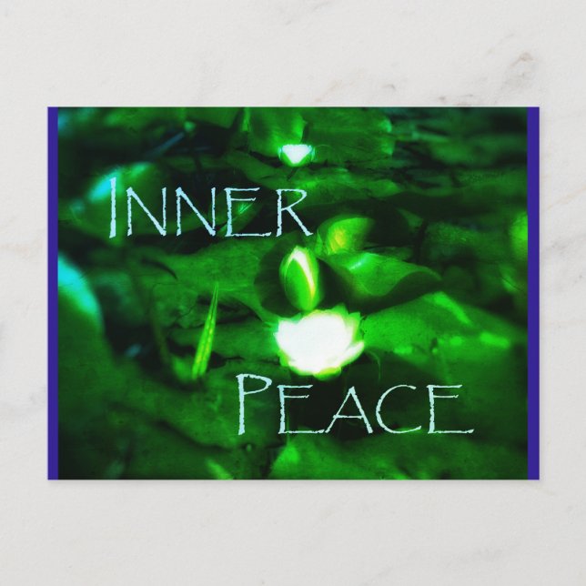 3 INNER PEACE POSTCARD VYKORT (Framsida)
