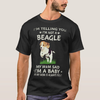 3 Jag säger er att jag inte är en beagle T Shirt