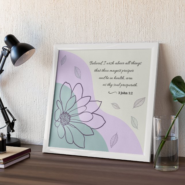 3 John 1:2 KJV Prosperity Poster (Skapare uppladdad)