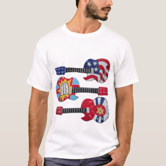 3 Judaica gitarrdekorationer T-shirt