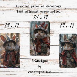 3 jul Land Mice Decoupage