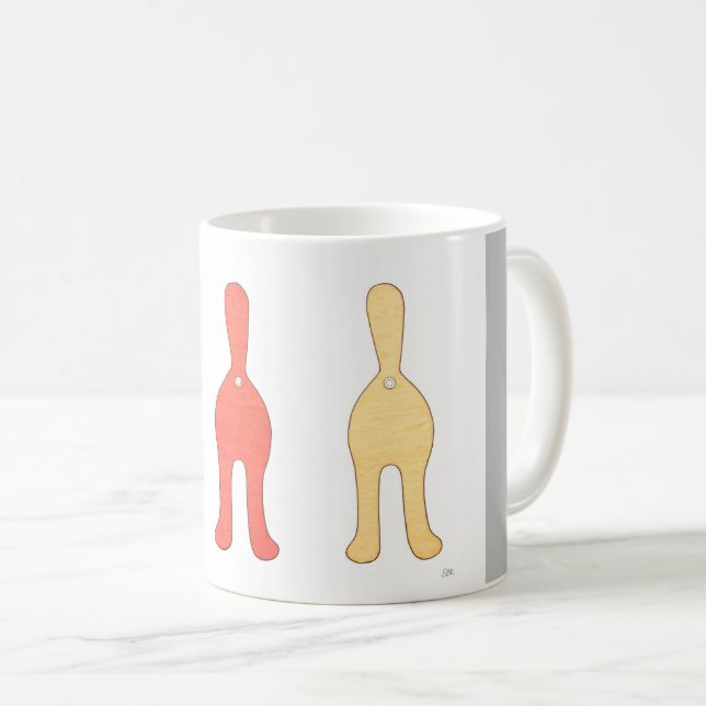 3 Kattknapp #1 Kaffe Mugg (Framsida höger)