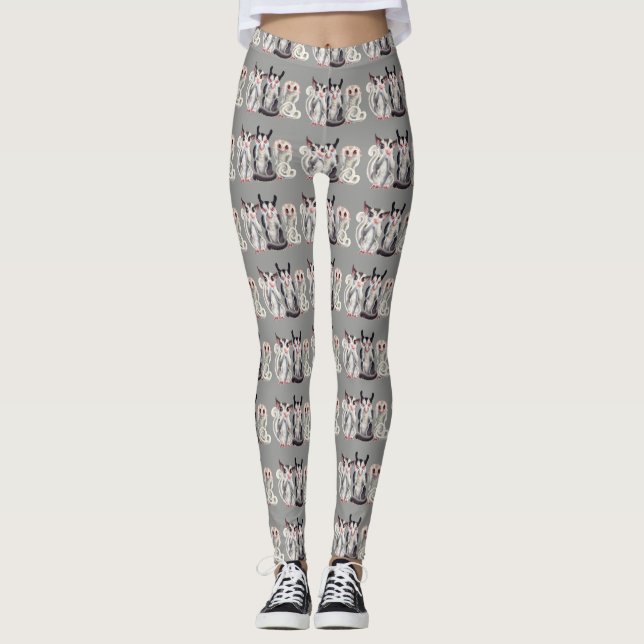 3 kloka sockerglidflygplan leggings (Framsida)
