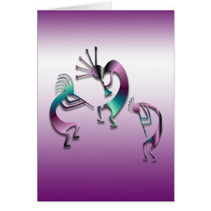 3 Kokopelli 107 Hälsningskort