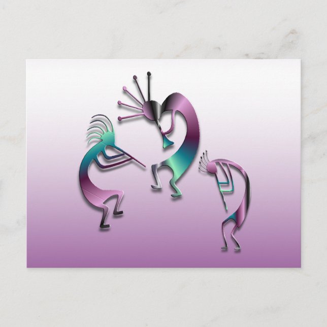 3 Kokopelli 107 Vykort (Framsida)