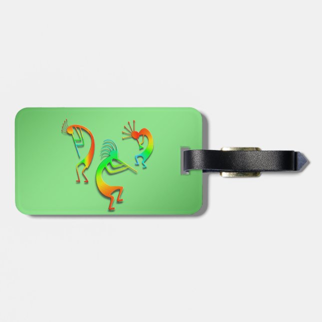 3 Kokopelli #110 Bagagebricka (Baksida Vågrät)