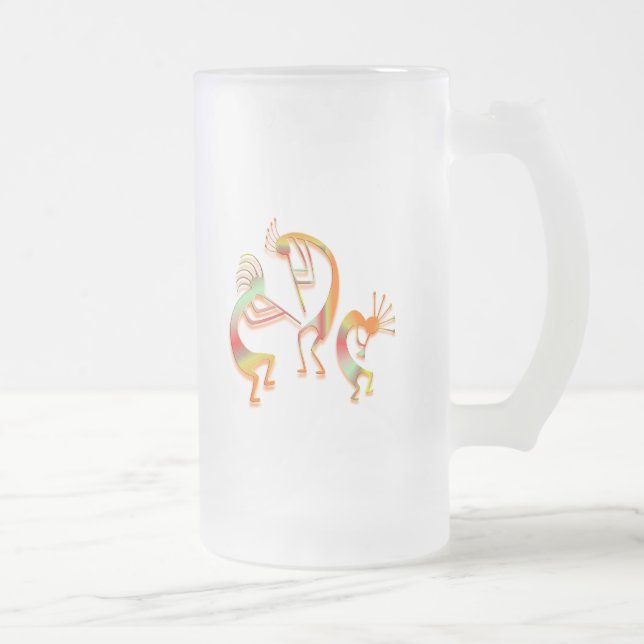 3 Kokopelli #51 Frostat Ölglas (Höger)