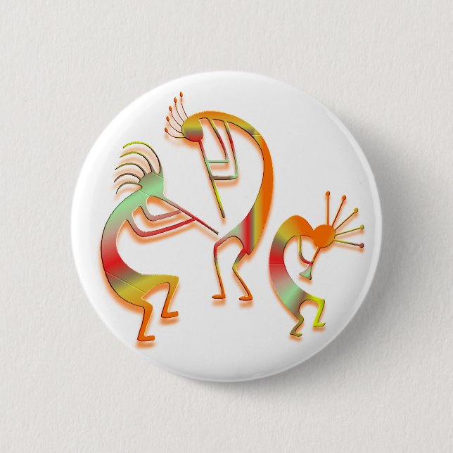 3 Kokopelli #51 Knapp (Framsida)