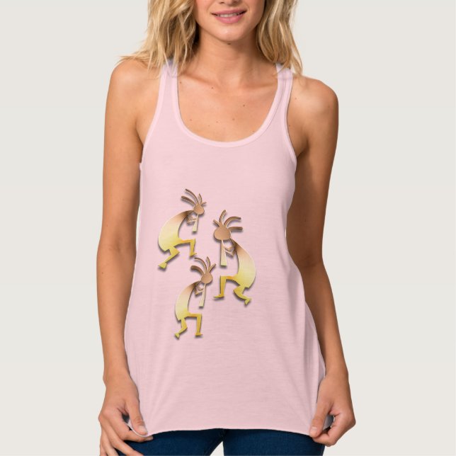 3 Kokopelli #61 Linne Med Racerback (Framsida)