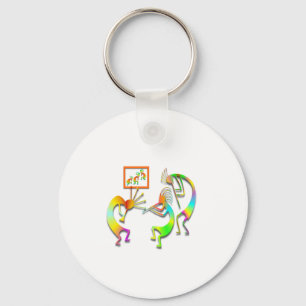 3 Kokopelli #67 Nyckelring