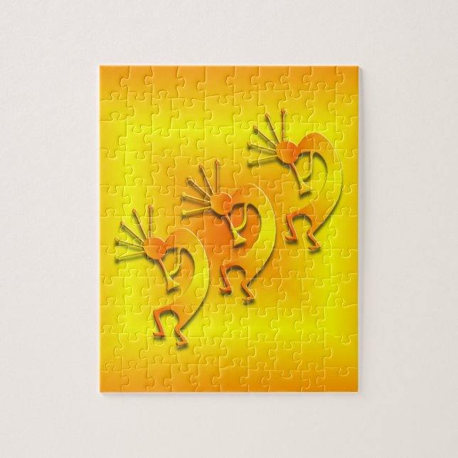 3 Kokopelli #89 Pussel (Vertikal)