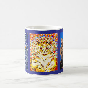 3 konstkatter av Louis Wain, Kaffemugg