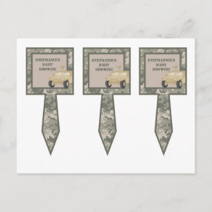 3 Kopp Cake Plockas ARMY ACU Camoflauge Digital Ca Inbjudan Vykort