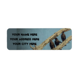 3 KRÅKORS RETURETIKETTER RETURADRESS ETIKETT