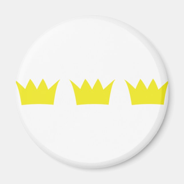 3 KUNG KRONA MAGNET (Framsidan)